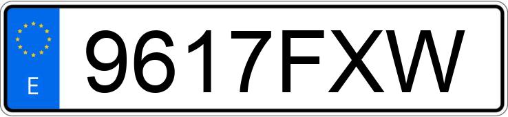 Numer rejestracyjny 9617FXW posiada FIAT BRAVO Numer rejestracyjny 9617FXW posiada FIAT BRAVO