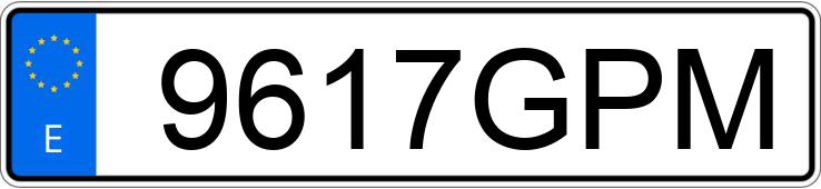 Numer rejestracyjny 9617GPM posiada MITSUBISHI MONTERO Numer rejestracyjny 9617GPM posiada MITSUBISHI MONTERO