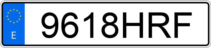 Numer rejestracyjny 9618HRF posiada RENAULT CLIO