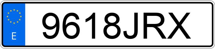 Numer rejestracyjny 9618JRX posiada VOLKSWAGEN TIGUAN