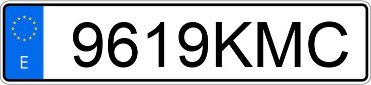 Numer rejestracyjny 9619KMC posiada MERCEDES VITO Numer rejestracyjny 9619KMC posiada MERCEDES VITO