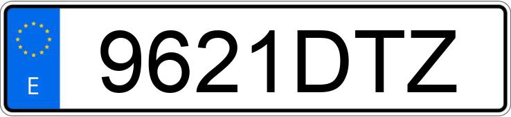 Numer rejestracyjny 9621DTZ posiada FORD MONDEO