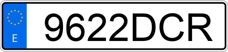 Numer rejestracyjny 9622DCR posiada SEAT LEON Numer rejestracyjny 9622DCR posiada SEAT LEON