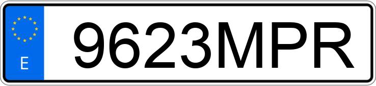 Numer rejestracyjny 9623MPR posiada SCANIA SERIE G Numer rejestracyjny 9623MPR posiada SCANIA SERIE G