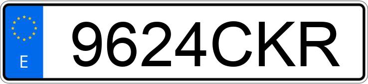 Numer rejestracyjny 9624CKR posiada PEUGEOT 406