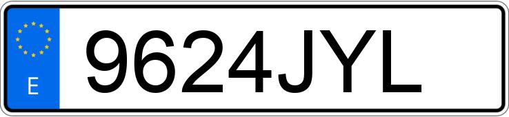 Numer rejestracyjny 9624JYL posiada MERCEDES G (463)