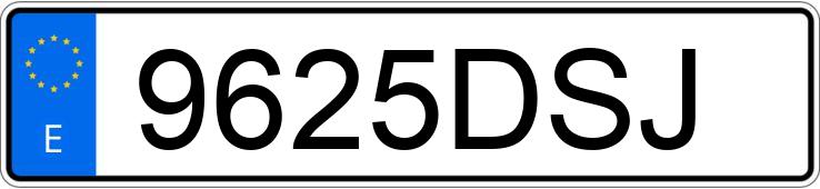 Numer rejestracyjny 9625DSJ posiada BMW SERIE 3