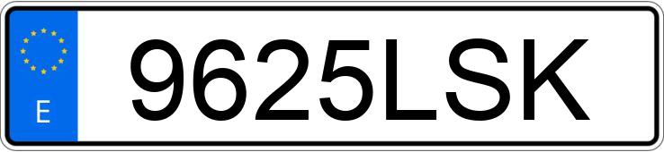 Numer rejestracyjny 9625LSK posiada SEAT ARONA