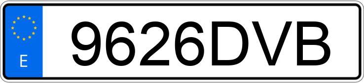 Numer rejestracyjny 9626DVB posiada SEAT ALTEA