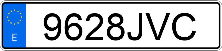 Numer rejestracyjny 9628JVC posiada SEAT IBIZA