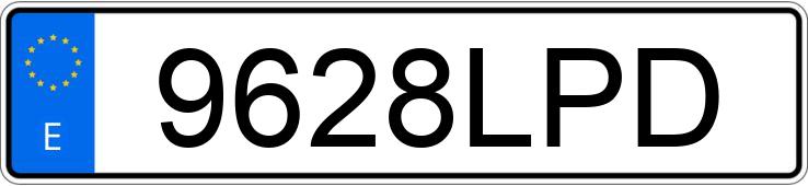 Numer rejestracyjny 9628LPD posiada TOYOTA RAV4