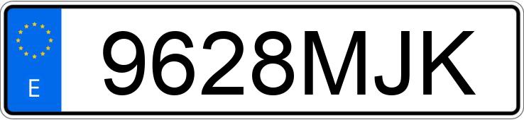 Numer rejestracyjny 9628MJK posiada TOYOTA C-HR Numer rejestracyjny 9628MJK posiada TOYOTA C-HR