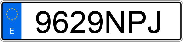 Numer rejestracyjny 9629NPJ posiada MERCEDES V (638-639-447)