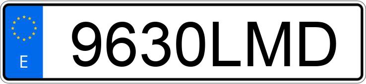 Numer rejestracyjny 9630LMD posiada RENAULT KANGOO