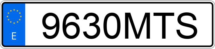 Numer rejestracyjny 9630MTS posiada SKODA OCTAVIA RS 2.0 TDI 200 DSG