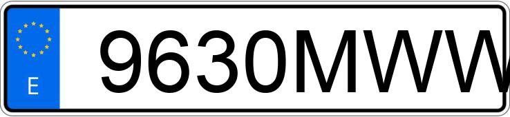 Numer rejestracyjny 9630MWW posiada FERMEC SERIE 500 Numer rejestracyjny 9630MWW posiada FERMEC SERIE 500