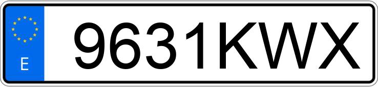 Numer rejestracyjny 9631KWX posiada PEUGEOT 308