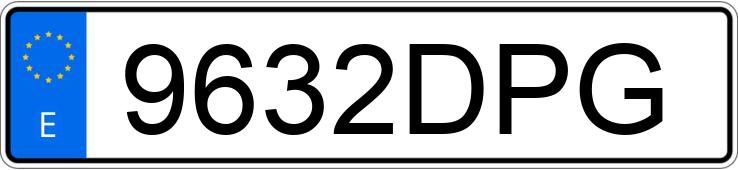 Numer rejestracyjny 9632DPG posiada OPEL VIVARO