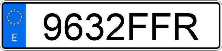 Numer rejestracyjny 9632FFR posiada FORD FOCUS C-MAX