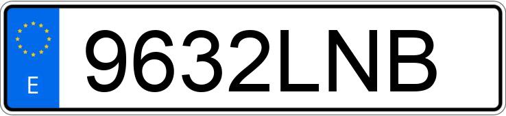 Numer rejestracyjny 9632LNB posiada MAN TGX