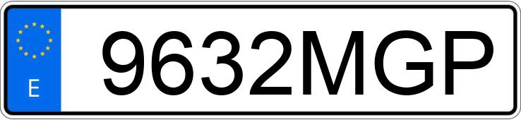 Numer rejestracyjny 9632MGP posiada BMW SERIE 4