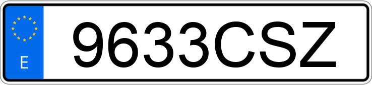 Numer rejestracyjny 9633CSZ posiada MERCEDES SLK (170-171) Numer rejestracyjny 9633CSZ posiada MERCEDES SLK (170-171)