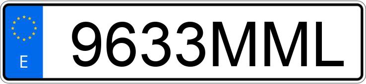 Il numero di registrazione 9633MML ha PORSCHE 911
