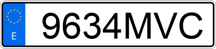 Numer rejestracyjny 9634MVC posiada PORSCHE CAYENNE Numer rejestracyjny 9634MVC posiada PORSCHE CAYENNE