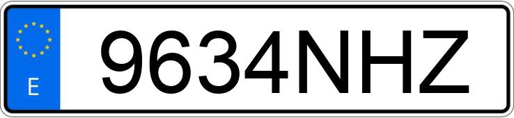 Numer rejestracyjny 9634NHZ posiada TOYOTA RAV4 Numer rejestracyjny 9634NHZ posiada TOYOTA RAV4