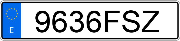 Il numero di registrazione 9636FSZ ha CITROEN C3