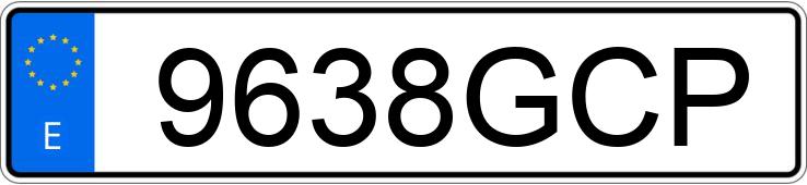 Numer rejestracyjny 9638GCP posiada SUBARU IMPREZA Numer rejestracyjny 9638GCP posiada SUBARU IMPREZA