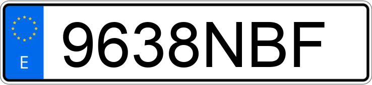 Numer rejestracyjny 9638NBF posiada VOLKSWAGEN CRAFTER Numer rejestracyjny 9638NBF posiada VOLKSWAGEN CRAFTER