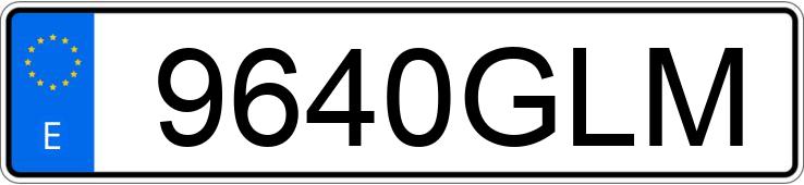 Numer rejestracyjny 9640GLM posiada JAGUAR XF