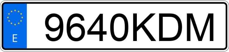 Numer rejestracyjny 9640KDM posiada LEXUS NX 300 H