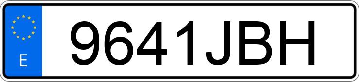 Numer rejestracyjny 9641JBH posiada PEUGEOT 208