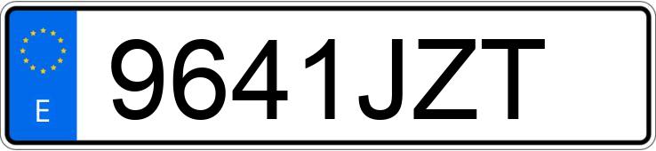 Numer rejestracyjny 9641JZT posiada SEAT ALHAMBRA