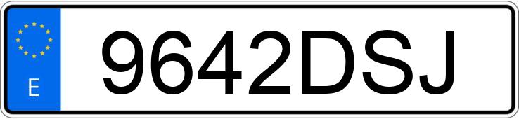 Numer rejestracyjny 9642DSJ posiada SSANGYONG/KGM REXTON