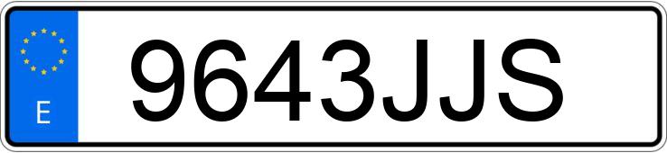 Numer rejestracyjny 9643JJS posiada FORD FIESTA Numer rejestracyjny 9643JJS posiada FORD FIESTA