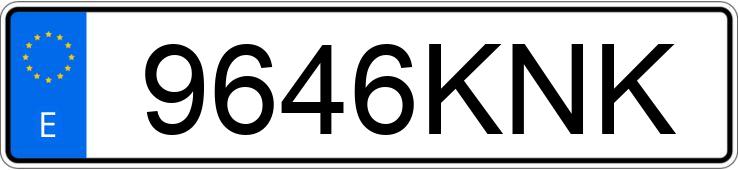 Numer rejestracyjny 9646KNK posiada VOLKSWAGEN CADDY Numer rejestracyjny 9646KNK posiada VOLKSWAGEN CADDY