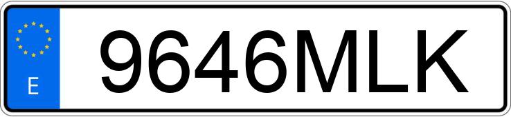 Numer rejestracyjny 9646MLK posiada MASERATI GHIBLI