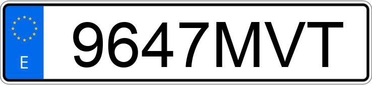 Numer rejestracyjny 9647MVT posiada TOYOTA YARIS Numer rejestracyjny 9647MVT posiada TOYOTA YARIS