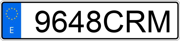 Numer rejestracyjny 9648CRM posiada CITROEN BERLINGO Numer rejestracyjny 9648CRM posiada CITROEN BERLINGO