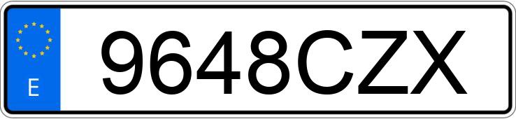 Numer rejestracyjny 9648CZX posiada SEAT ALTEA