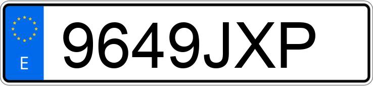 Numer rejestracyjny 9649JXP posiada FORD FOCUS Numer rejestracyjny 9649JXP posiada FORD FOCUS