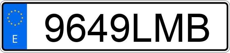 Registreringsnummeret 9649LMB har SKODA KAROQ