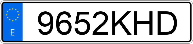 Numer rejestracyjny 9652KHD posiada OPEL COMBO