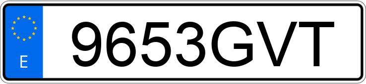 Numer rejestracyjny 9653GVT posiada SEAT IBIZA Numer rejestracyjny 9653GVT posiada SEAT IBIZA