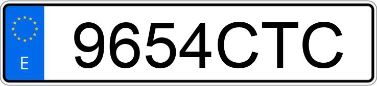 Numer rejestracyjny 9654CTC posiada CITROEN C5 Numer rejestracyjny 9654CTC posiada CITROEN C5