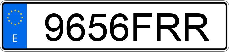 Numer rejestracyjny 9656FRR posiada SEAT LEON