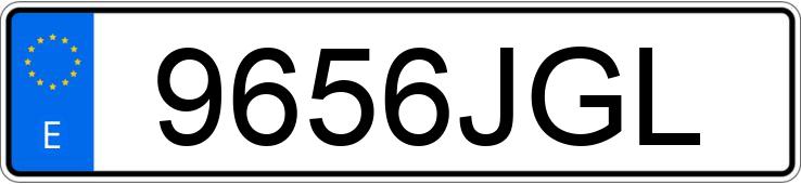 Numer rejestracyjny 9656JGL posiada RENAULT MEGANE